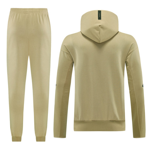 2024 AD Khaki Hoodie Jacket Tracksuit #AM05