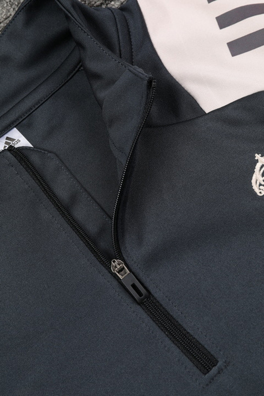 24-25 RMA Dark gray Kids Half Pull Tracksuit (童装)(半拉链)