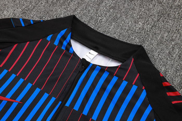 24-25 BAR Red blue Kids Half Pull Tracksuit (童装)(半拉链)