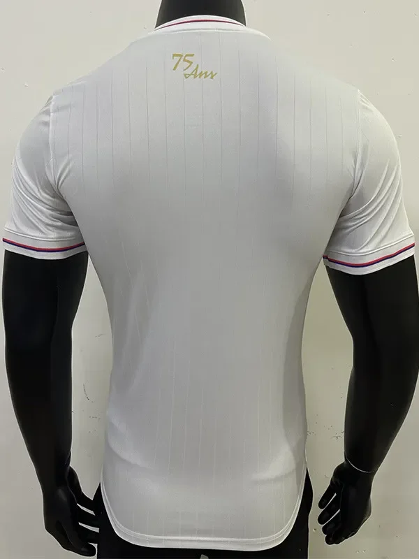 2024-25 Lyon 75th Anniversary Player Version Soccer Jersey