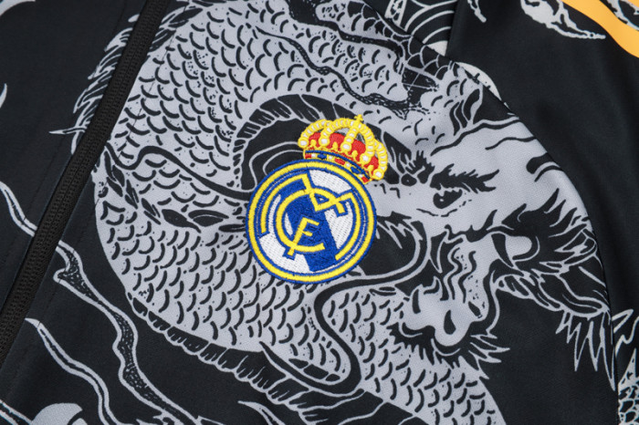 24-25 RMA Black Jacket Tracksuit #A797(喷墨龙)