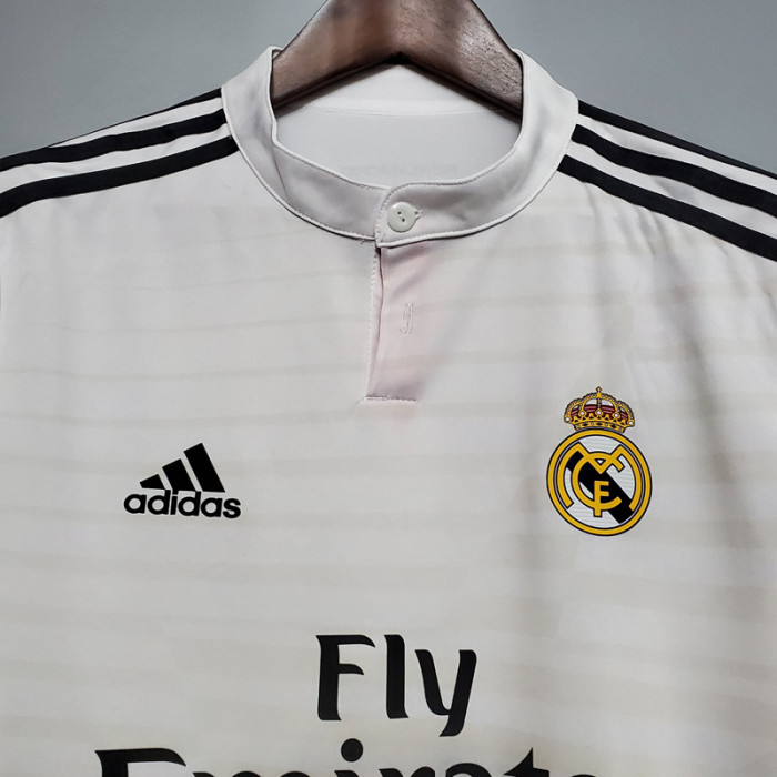 2014-2015 RMA Home Long Sleeve Retro Soccer Jersey (长袖)