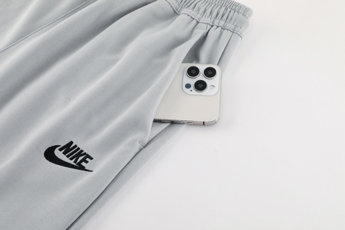 2024 NK Grey Hoodie Jacket Tracksuit #NM07
