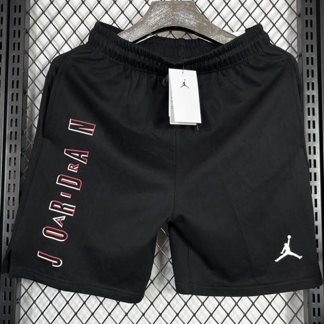 M006 Jordan Black Pure Cotton Fabric Casual Short Pants