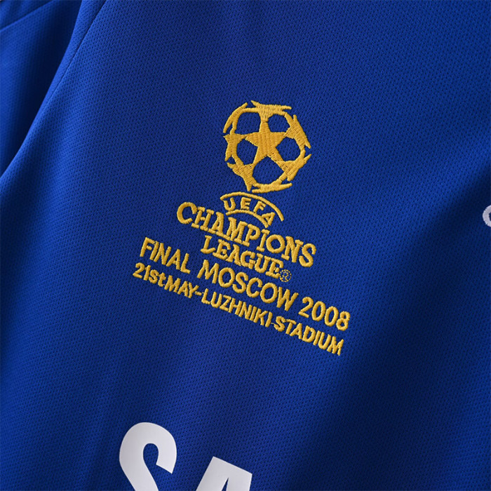 2007-2008 CHE Home Retro Soccer Jersey (带决赛字)