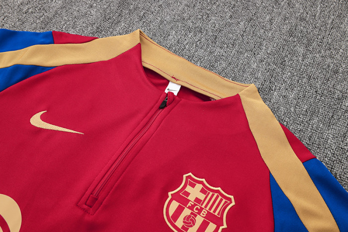 24-25 BAR Red Half Pull Tracksuit (半拉链)