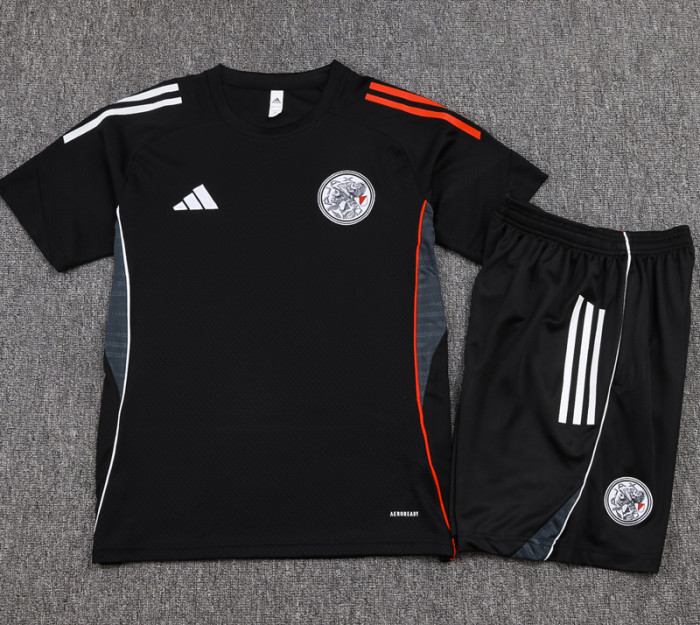 2025-26 Ajax Black Training Short Suit #D25149