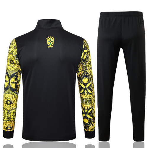 24-25 Brazil Yellow Jacket Tracksuit #A807(喷墨)