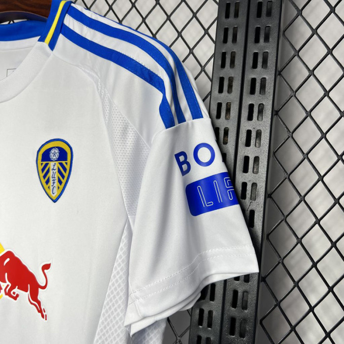 24-25 Leeds United Home Fans Soccer Jersey