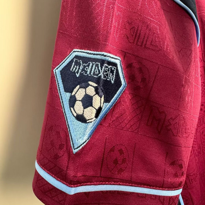 2011 West Ham #11 Iron Maiden Away Retro Soccer Jersey