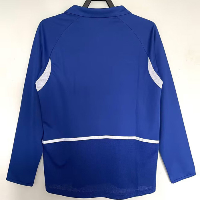 2002 Brazil Away Long Sleeve Retro Soccer Jersey(长袖)
