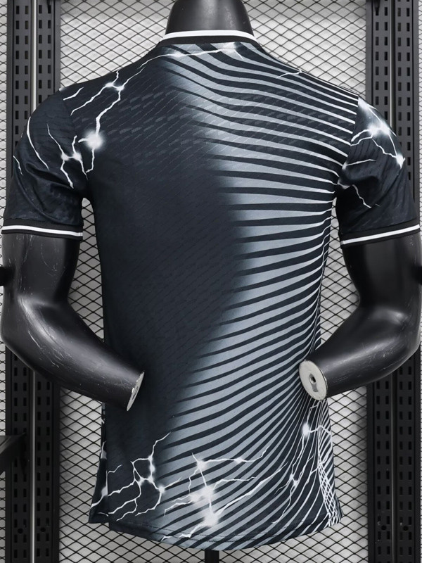 24-25 RMA Black Special Edition Player Version Soccer Jersey #豹