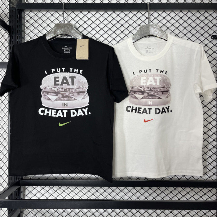 T247 NK White High Quality Casual T-Shirt #汉堡