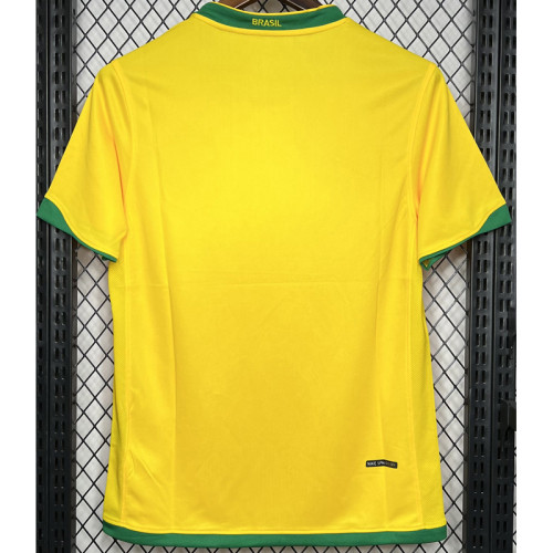 2006 Brazil Home Retro Soccer Jersey