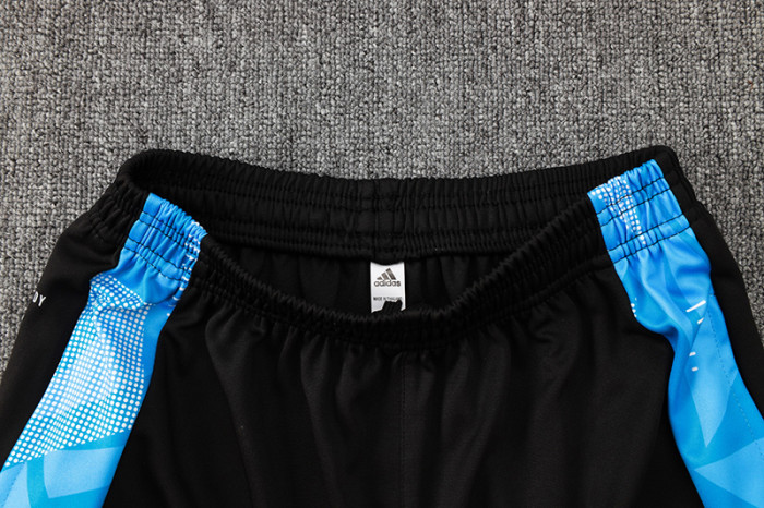 24-25 Argentina Black Half Pull Tracksuit (半拉链)