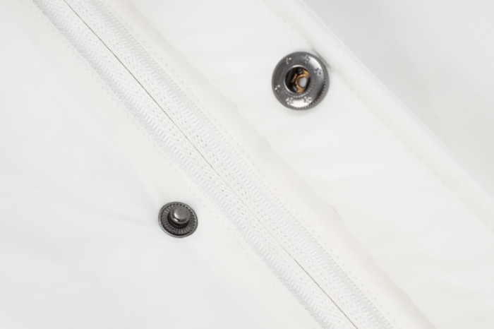 24-25 ACM White Hooded Windbreaker Fabric Cotton Coat #G256(红标)