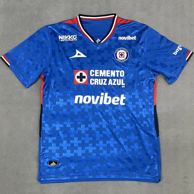 25-26 Cruz Azul Home Fans Soccer Jersey