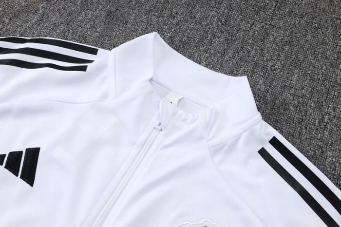 2025-26 Man Utd White Jacket Tracksuit #A2533