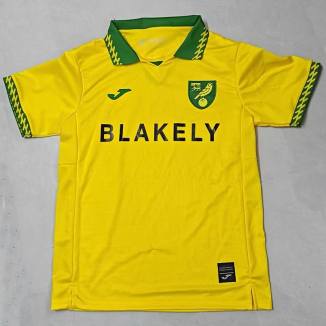 2025-26 Norwich City Home Fan Football Jersey