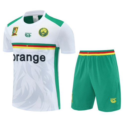 25-26 Cameroon White Training short Suit