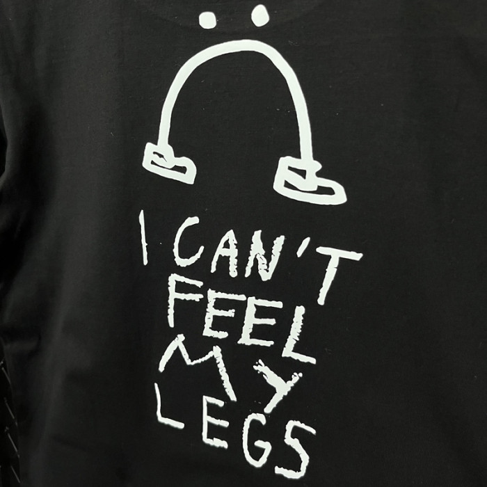 T207 NK Black High Quality Casual T-Shirt