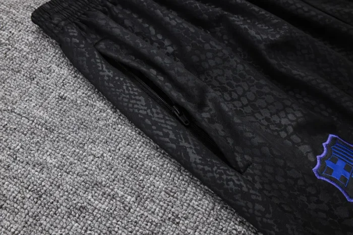 25-26 BAR Black Kids Half Pull Tracksuit #E25165(童装)(半拉链)