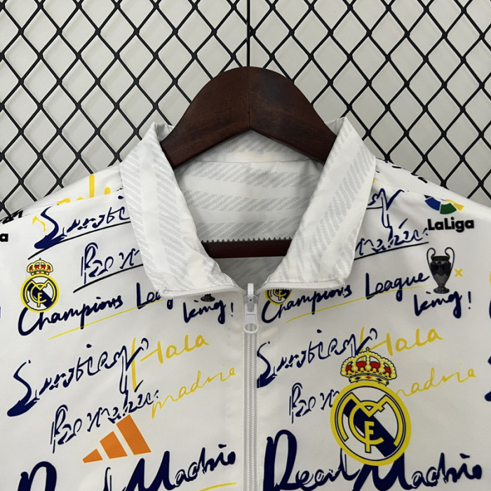24-25 RMA White & White Double Sided Windbreaker (双面风衣)(涂鸦)
