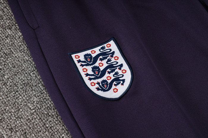 24-25 England Jujube Red Half Pull Tracksuit (半拉链)