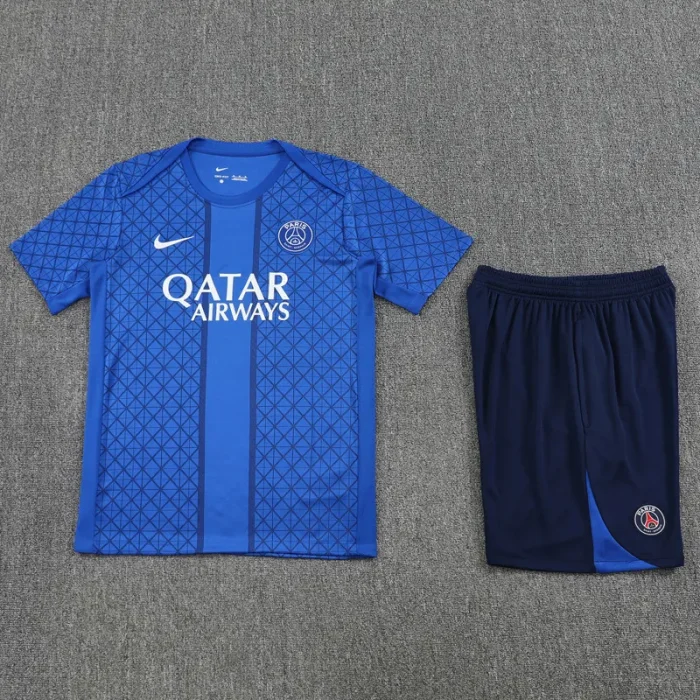2025-26 PSG Blue Training Short Suit