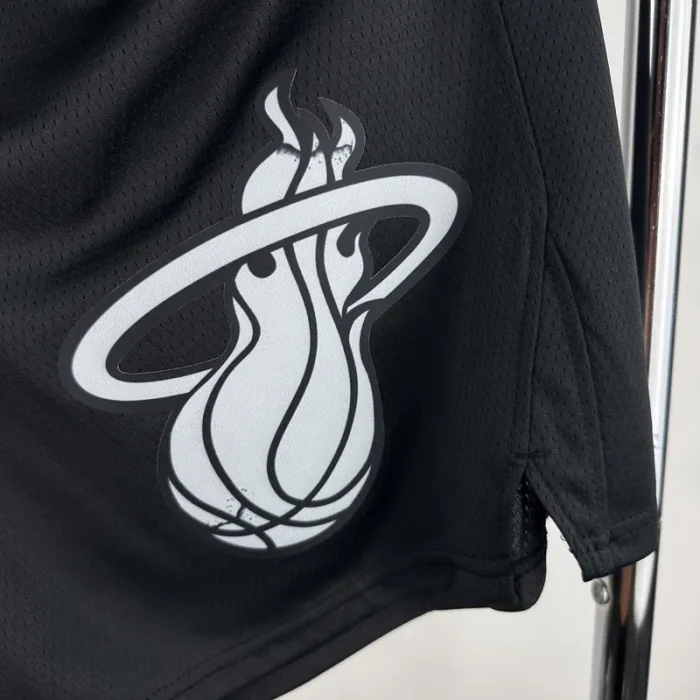 2023-24 HEAT Black City Edition Top Quality NBA Pants