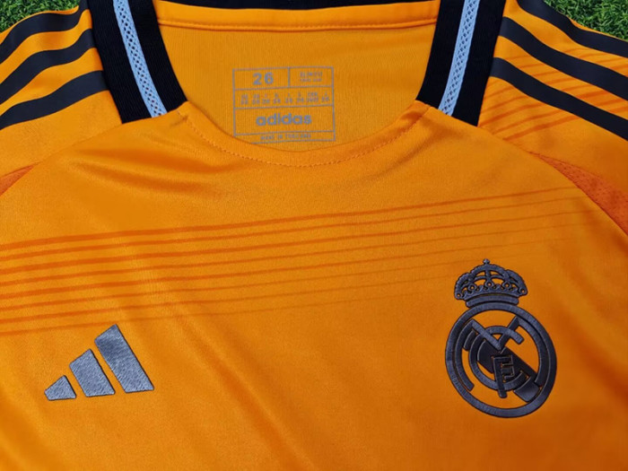 24-25 RMA Away Kids Player Version Soccer Jersey (球员童装)