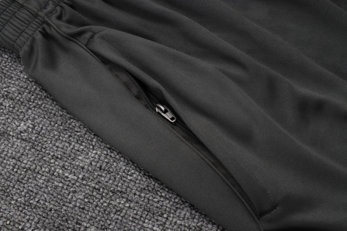 25-26 RMA Grey green Kids Half Pull Tracksuit #E25139(童装)(半拉链)