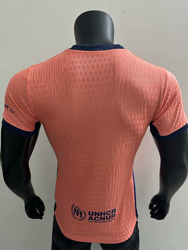 25-26 BAR Pink Orange Special Edition Player Version Soccer Jersey