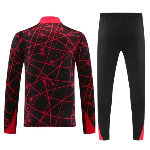 25-26 ATM Red Black Half Pull Tracksuit (半拉链)
