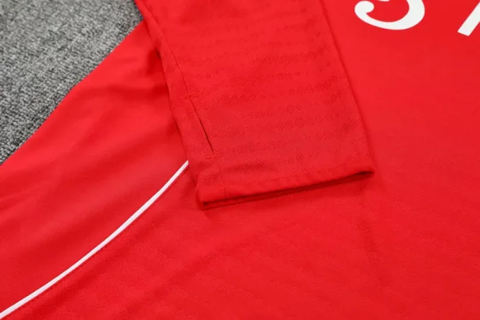 25-26 Man Utd Red Half Pull Tracksuit (半拉链)