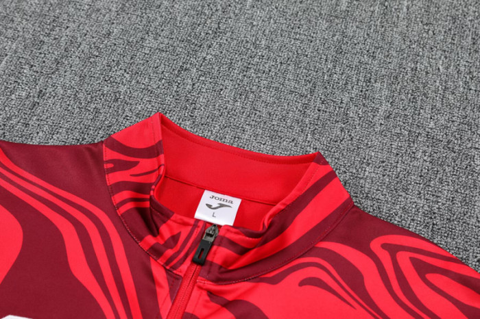 2025 JOM Red Jacket Tracksuit #2311