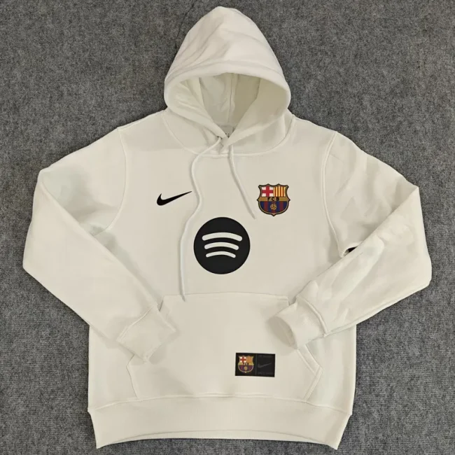 2025-26 BAR White Hoody 白色(加绒)彩标