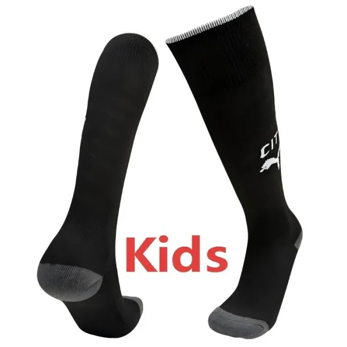 25-26 Man City Away Kids Socks(儿童)