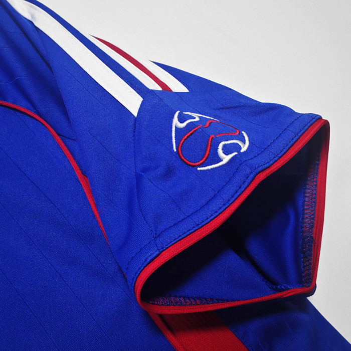 2006 France Home Retro Soccer Jersey
