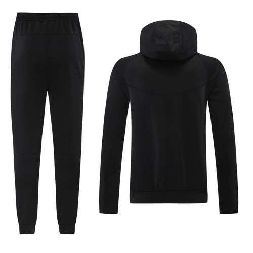 24-25 BAR Black Hoodie Jacket Tracksuit #01