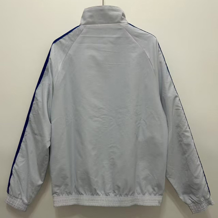 24-25 Man Utd Blue & White Double Sided Windbreaker (双面风衣)