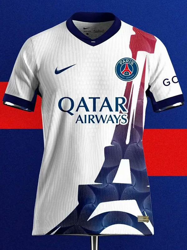 25-26 PSG White Special Edition Player Version Soccer Jersey