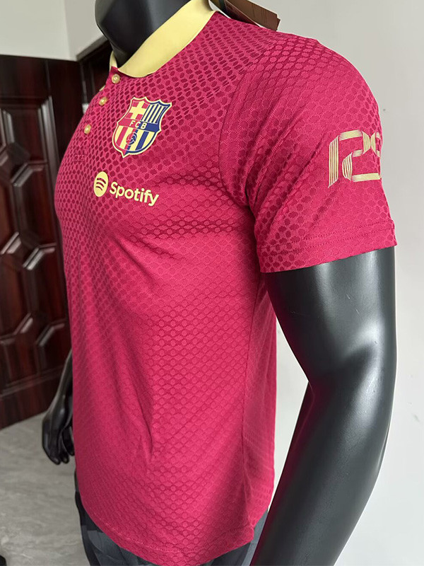 25-26 BAR Red Special Edition Player Version Training Shirts