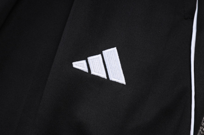 25-26 Argentina Black Kids Half Pull Tracksuit #E25130(童装)(半拉链)
