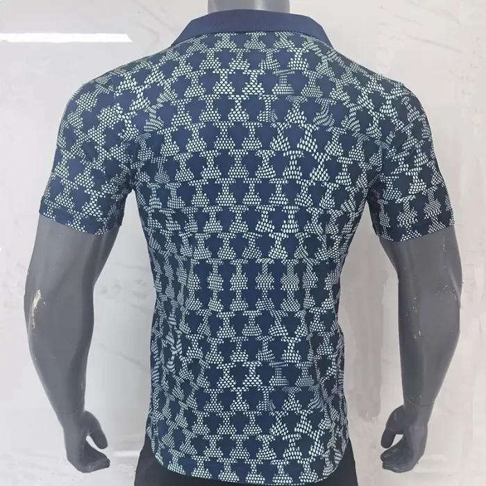 25-26 Portugal Grey Black Training Shirts *PM