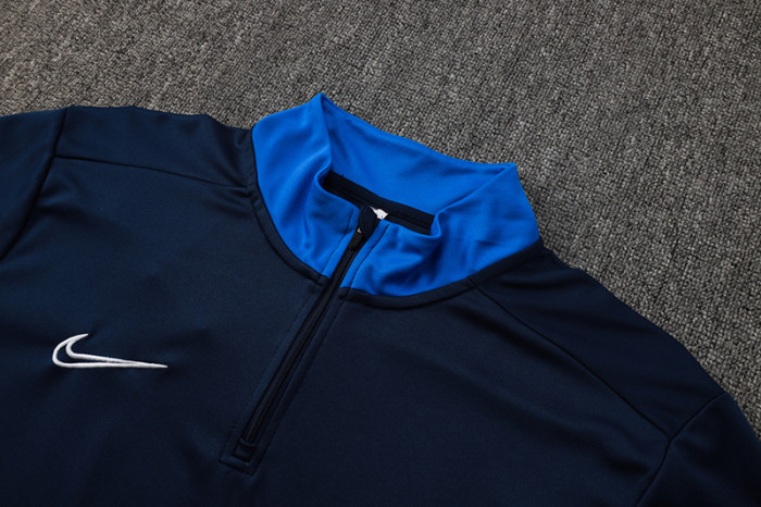 25-26 NK Royal blue Half Pull Tracksuit #08 (半拉链)