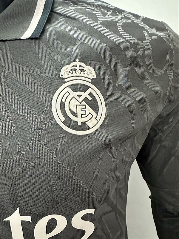24-25 RMA Third Long Sleeve Player Version Soccer Jersey (长袖球员)