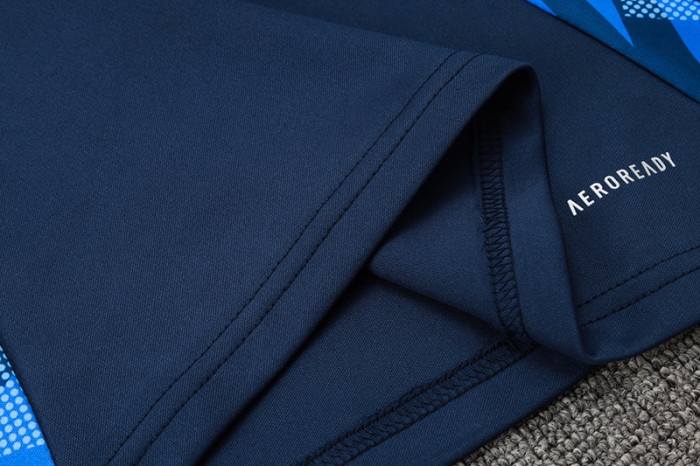 24-25 Nottingham Forest Royal blue Kids Half Pull Tracksuit (童装)(半拉链)