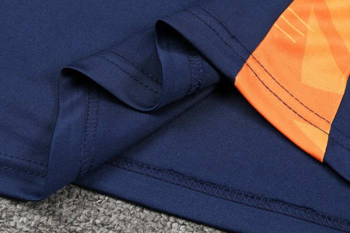 24-25 RMA Royal blue Kids Half Pull Tracksuit (童装)(半拉链)