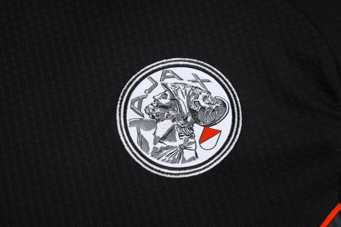 2025-26 Ajax Black Training Short Suit #D25149